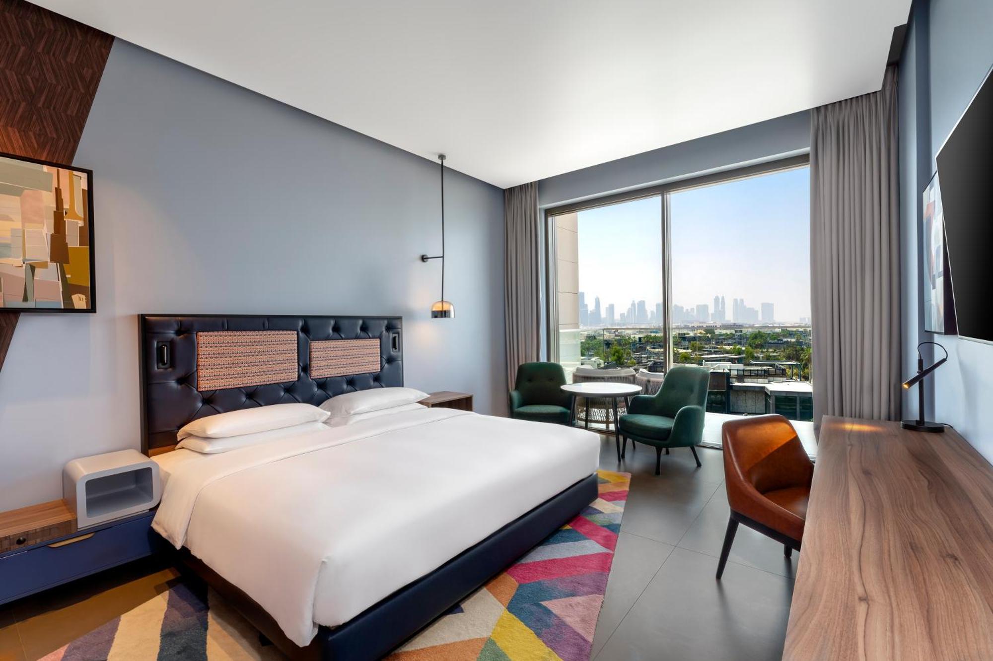 Hyatt Centric Jumeirah 迪拜 外观 照片 A room at the hotel