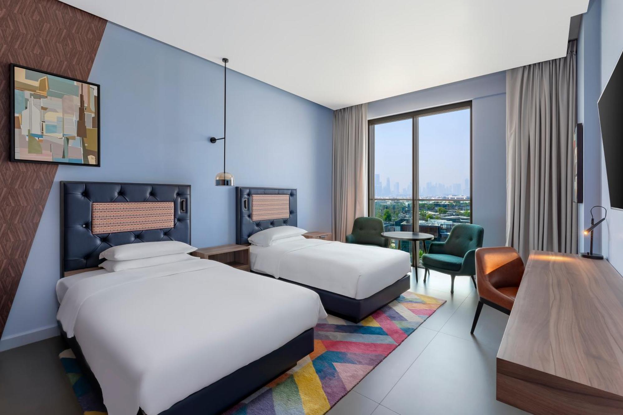 Hyatt Centric Jumeirah 迪拜 外观 照片 A room at the hotel