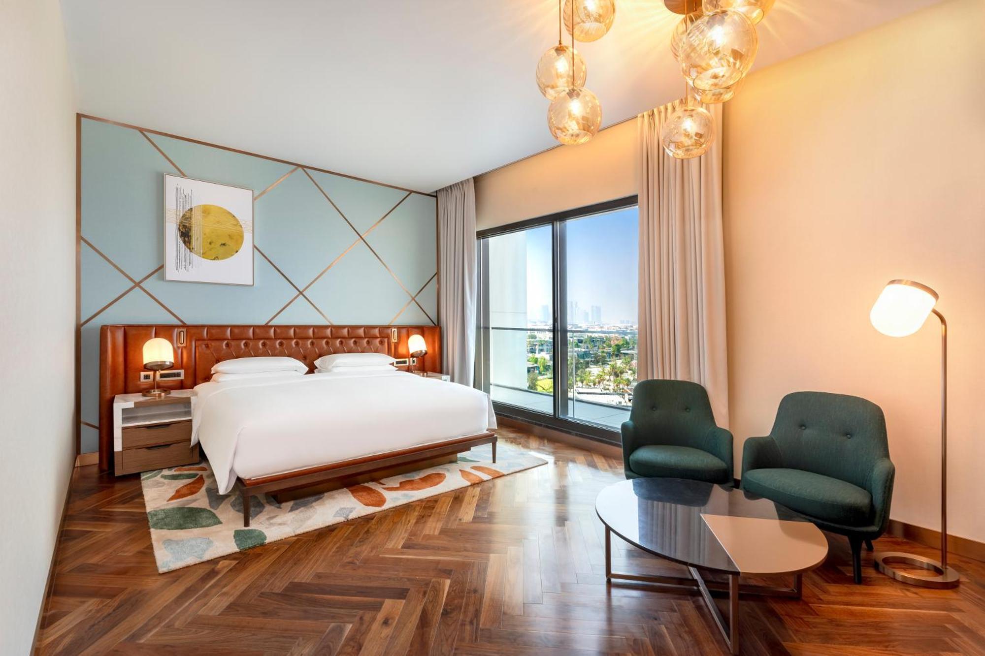 Hyatt Centric Jumeirah 迪拜 外观 照片 A bedroom at the hotel